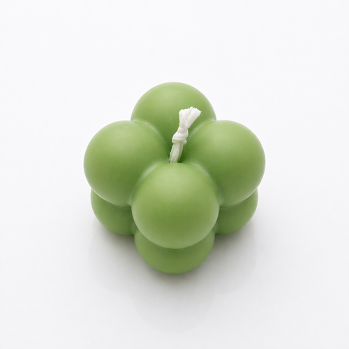 Bubble Bliss Scented Candle 6cm(Green)