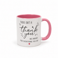 Pink Thank You Mug - Mug | Asena Boutique Qatar