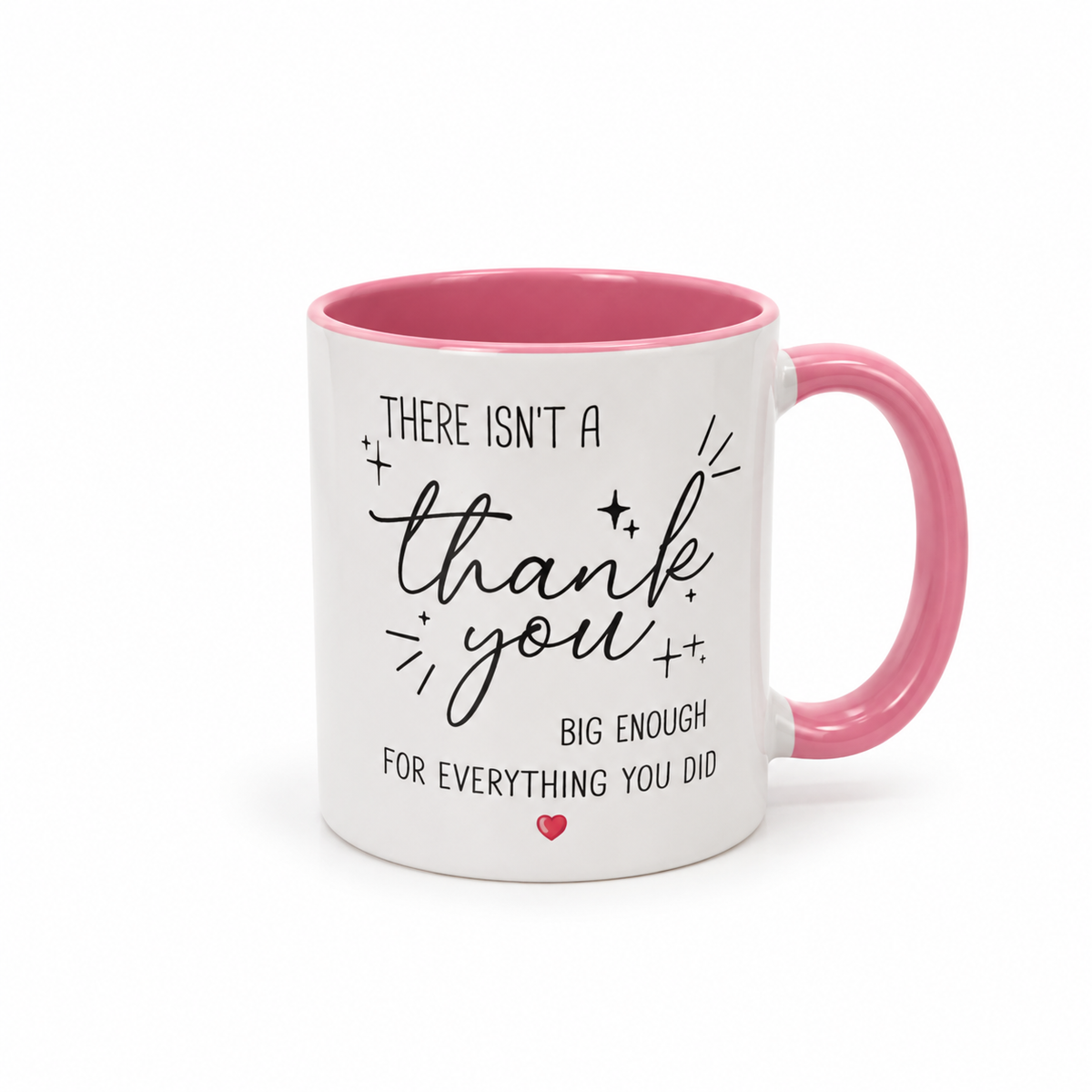 Pink Thank You Mug - Mug | Asena Boutique Qatar