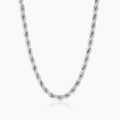 Silver Rope Necklace