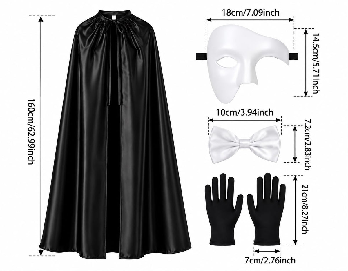 Men’s Black Costume Set - Party Costume | Asena Boutique Qatar