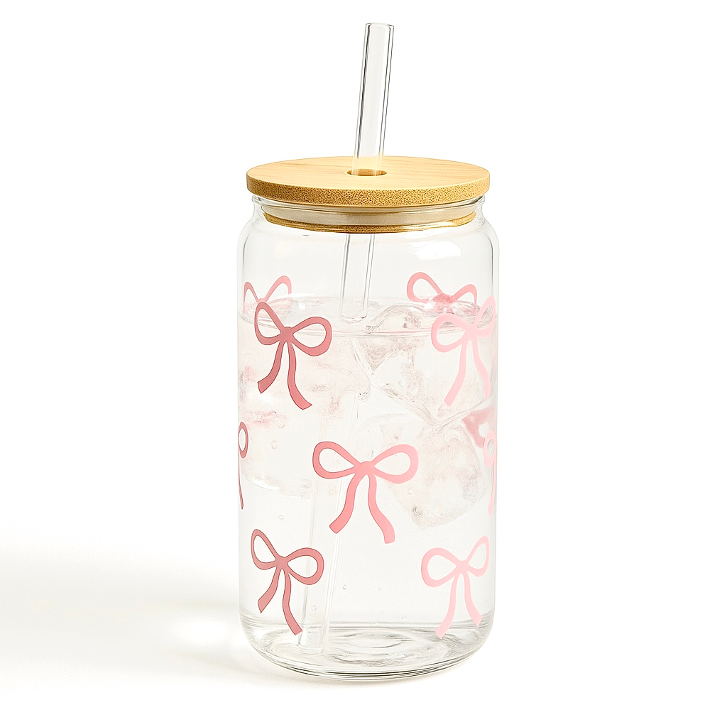 Bow Sip Cup - Pink