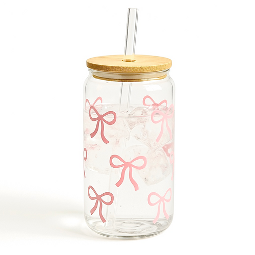 Bow Sip Cup - Pink