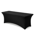 Black Table Cover Stretch - Wrinkle Free