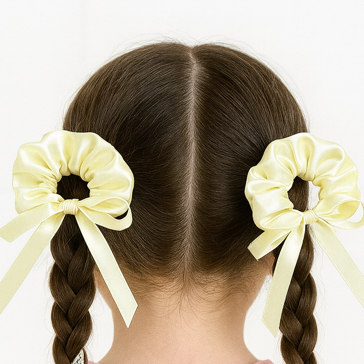 Satin Ribbon Scrunchies
