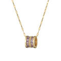 Rosé Barrel Necklace - Women's Necklace | Asena Boutique Qatar
