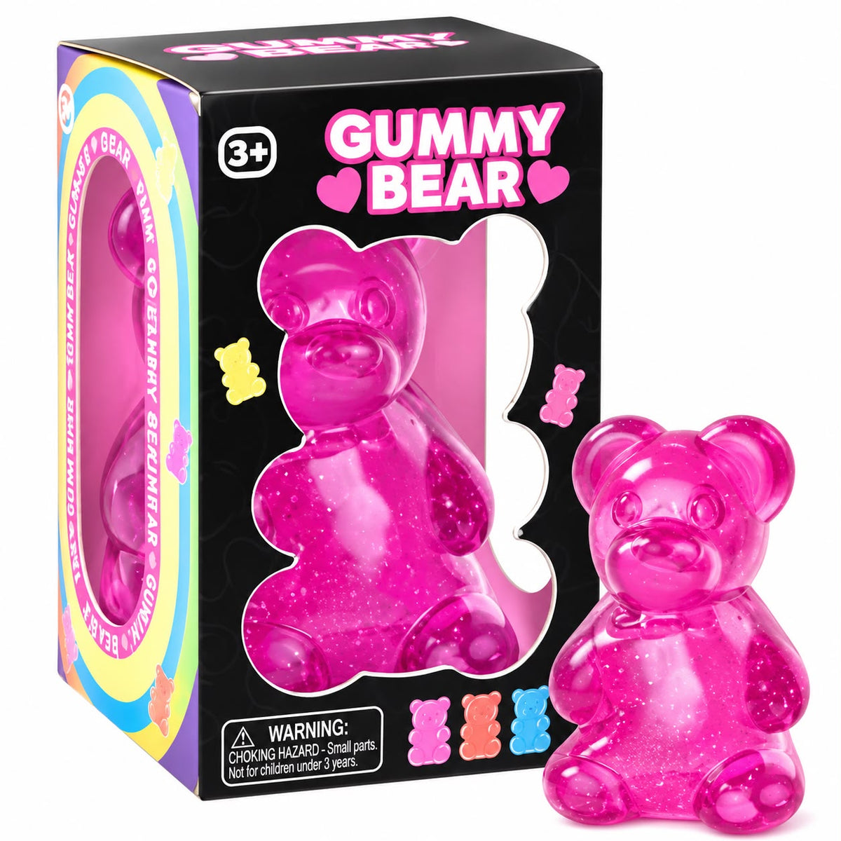 Pink Gummy Bear - Squishy Toy | Asena Boutique Qatar