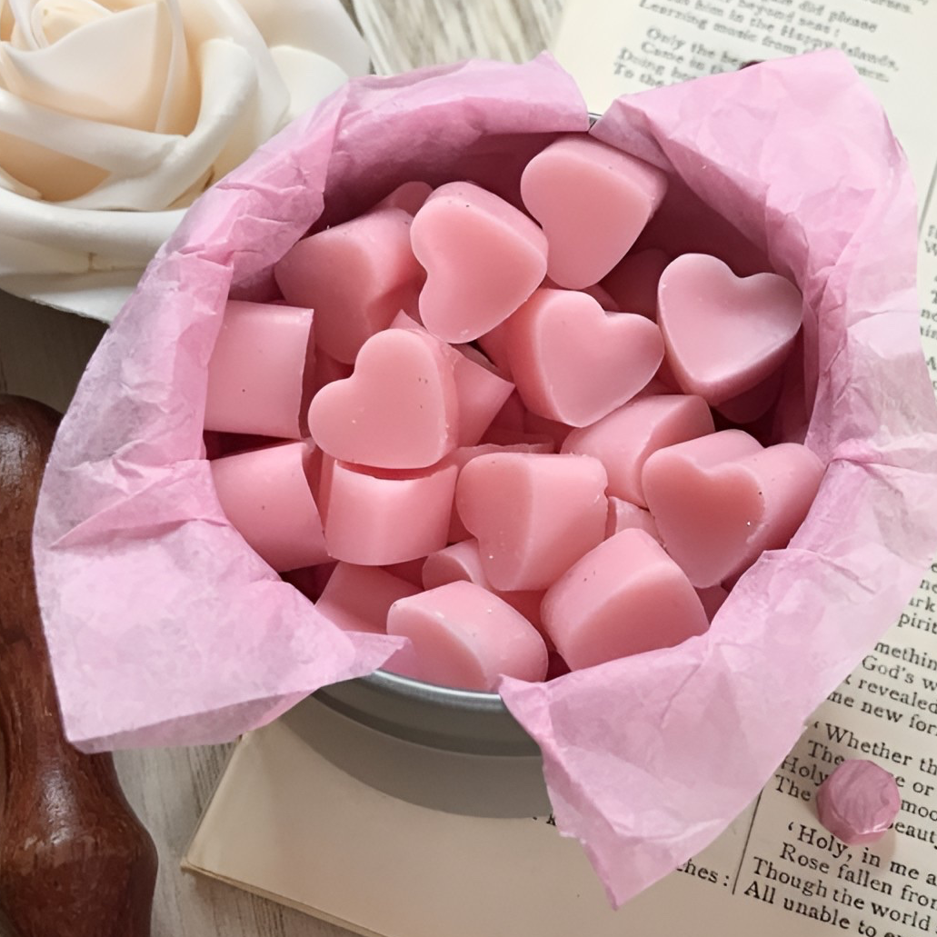 Blush Hearts Scented Candle