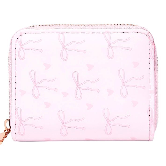 Blush Ribbon Wallet - School Stationery | Asena Boutique Qatar