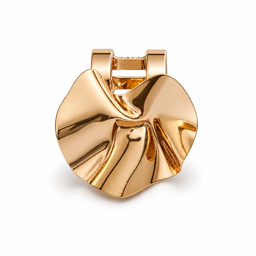 Abstract Gold Ring