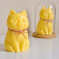 Purrfect Scented Candle 9cm (Yellow)