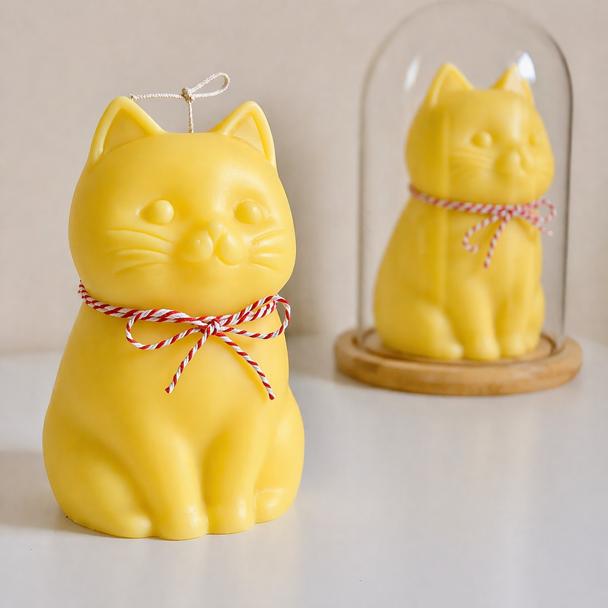 Purrfect Scented Candle 9cm (Yellow)