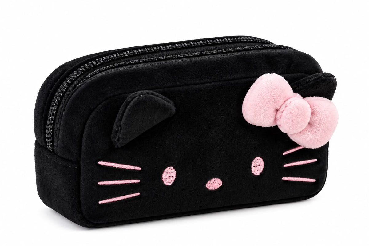 Black Cat Pencil Case - Pencil Case | Asena Boutique Qatar