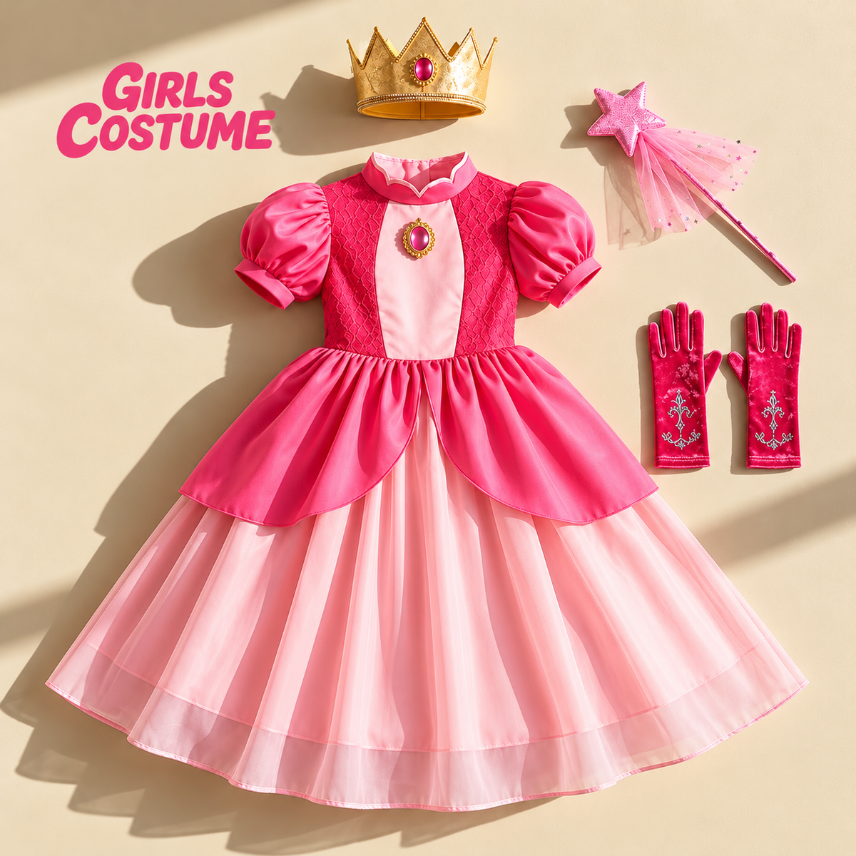 Royal Pink Dress-Up Costume 140cm - Party Costume | Asena Boutique Qatar