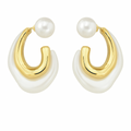 Pearl Wave Earrings