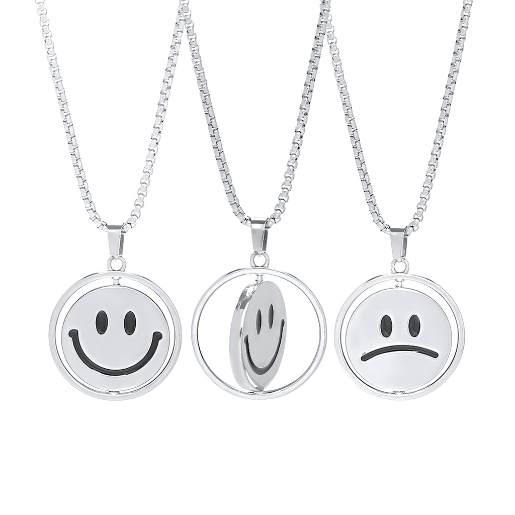 Smiley Pendant Necklace