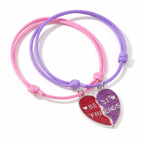 Best Friends Heart Bracelets