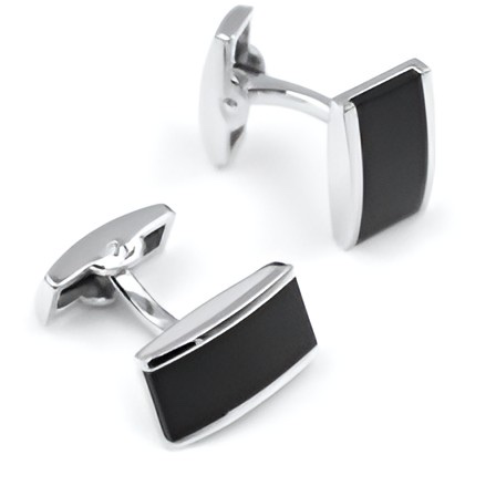 Titan Black Cufflinks - Cufflinks | Asena Boutique Qatar