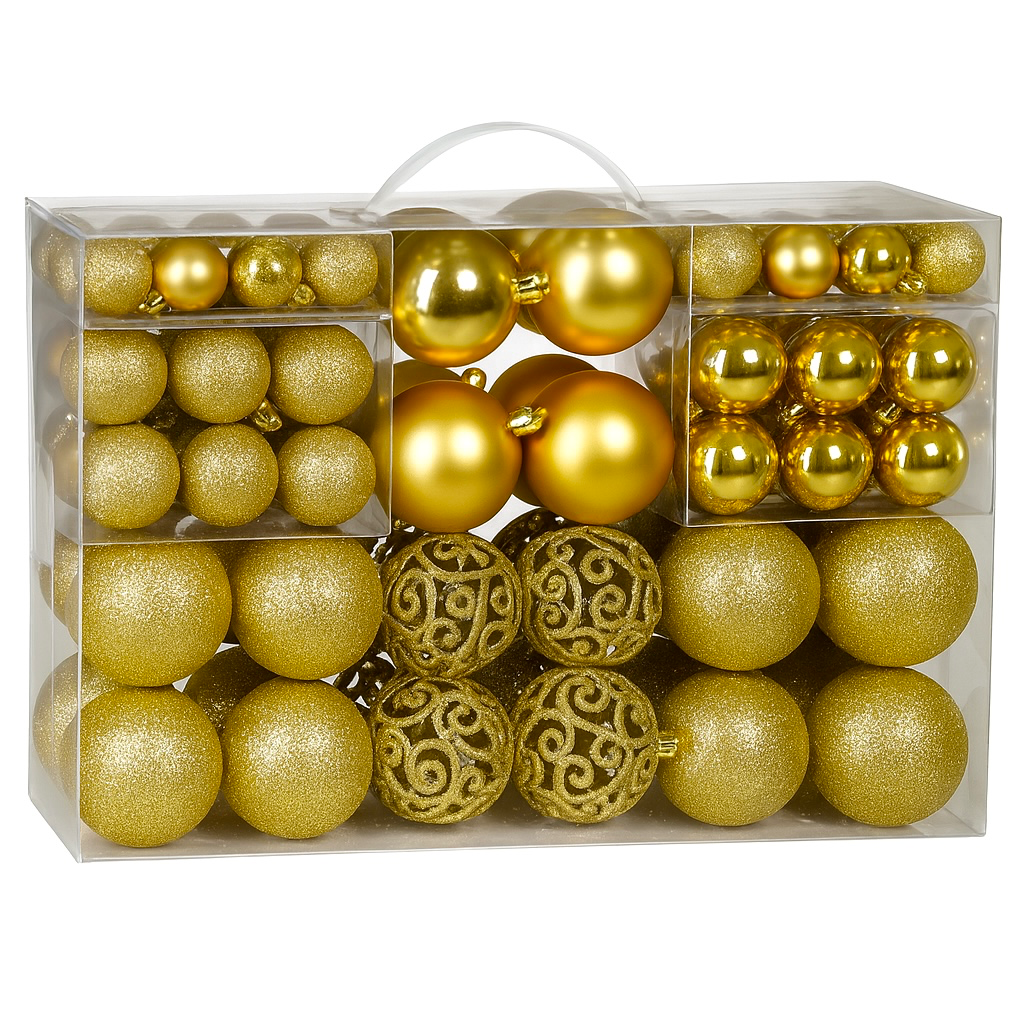 Luxury Gold Ornaments Set