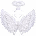 White Angel Wings Set - Party Costume | Asena Boutique Qatar