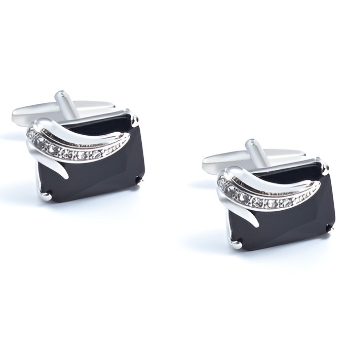Silver Flame Cufflinks