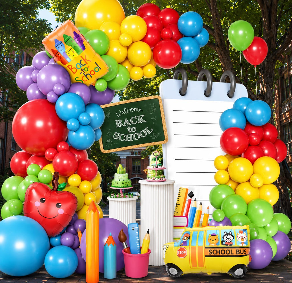 Back to School Balloon Arch Kit - Balloon | Asena Boutique Qatar