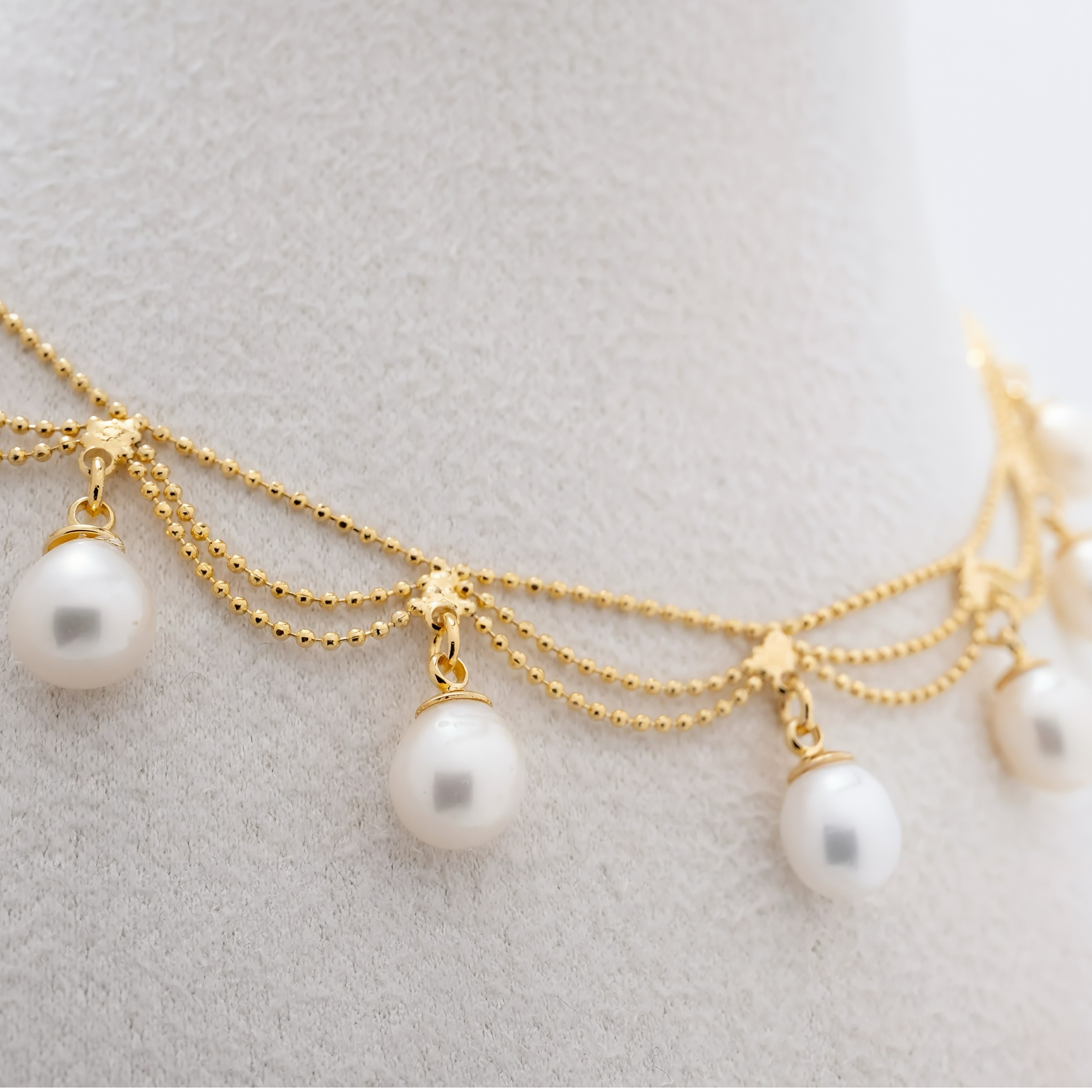 Pearl Cascade Necklace