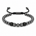Midnight Crystal Bracelet - Men's Bracelet | Asena Boutique Qatar