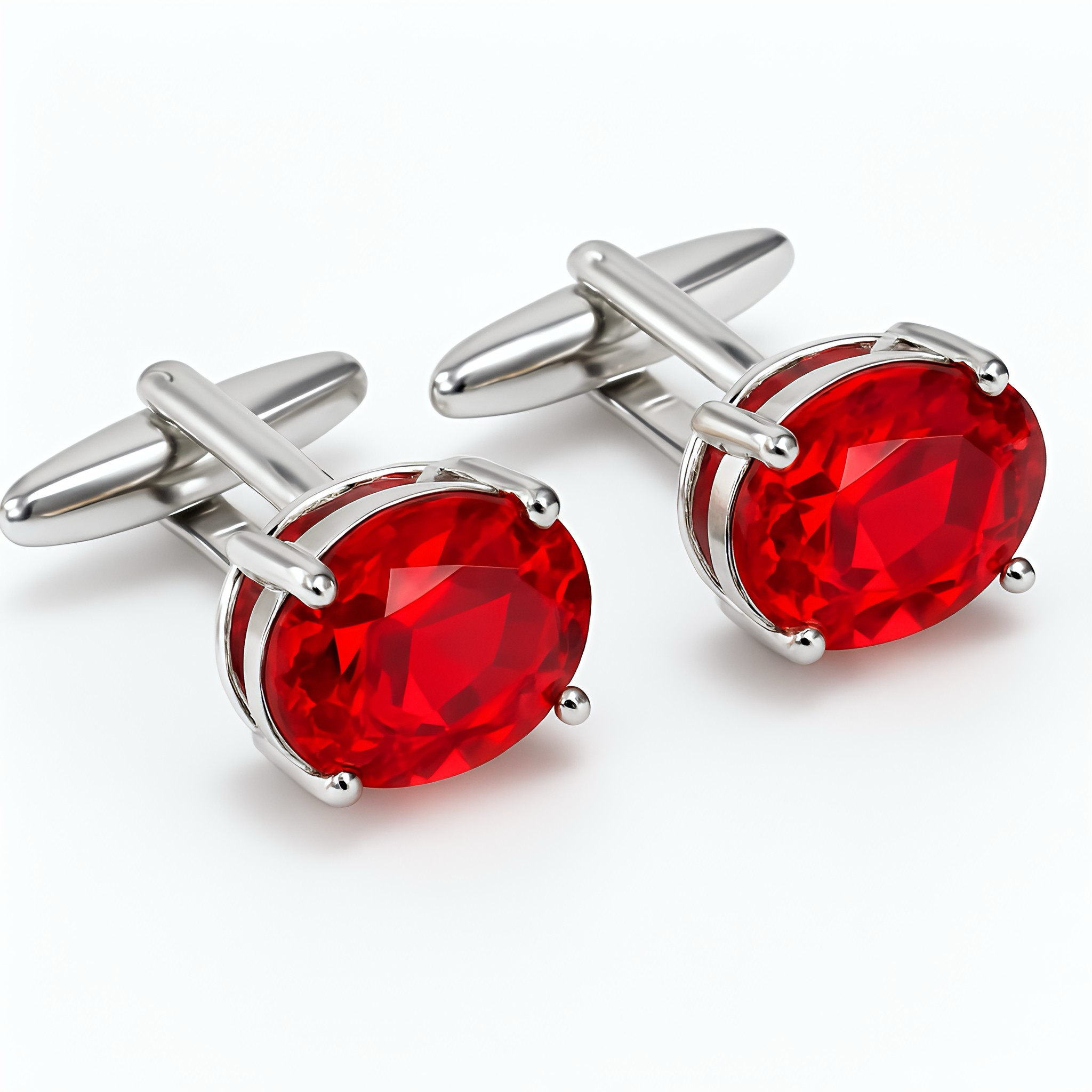 Red Luxe Cufflinks