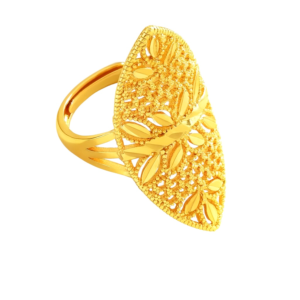 Leaf Veil Ring