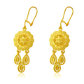 Golden Heritage Drops Earrings - Women's Earrings | Asena Boutique Qatar