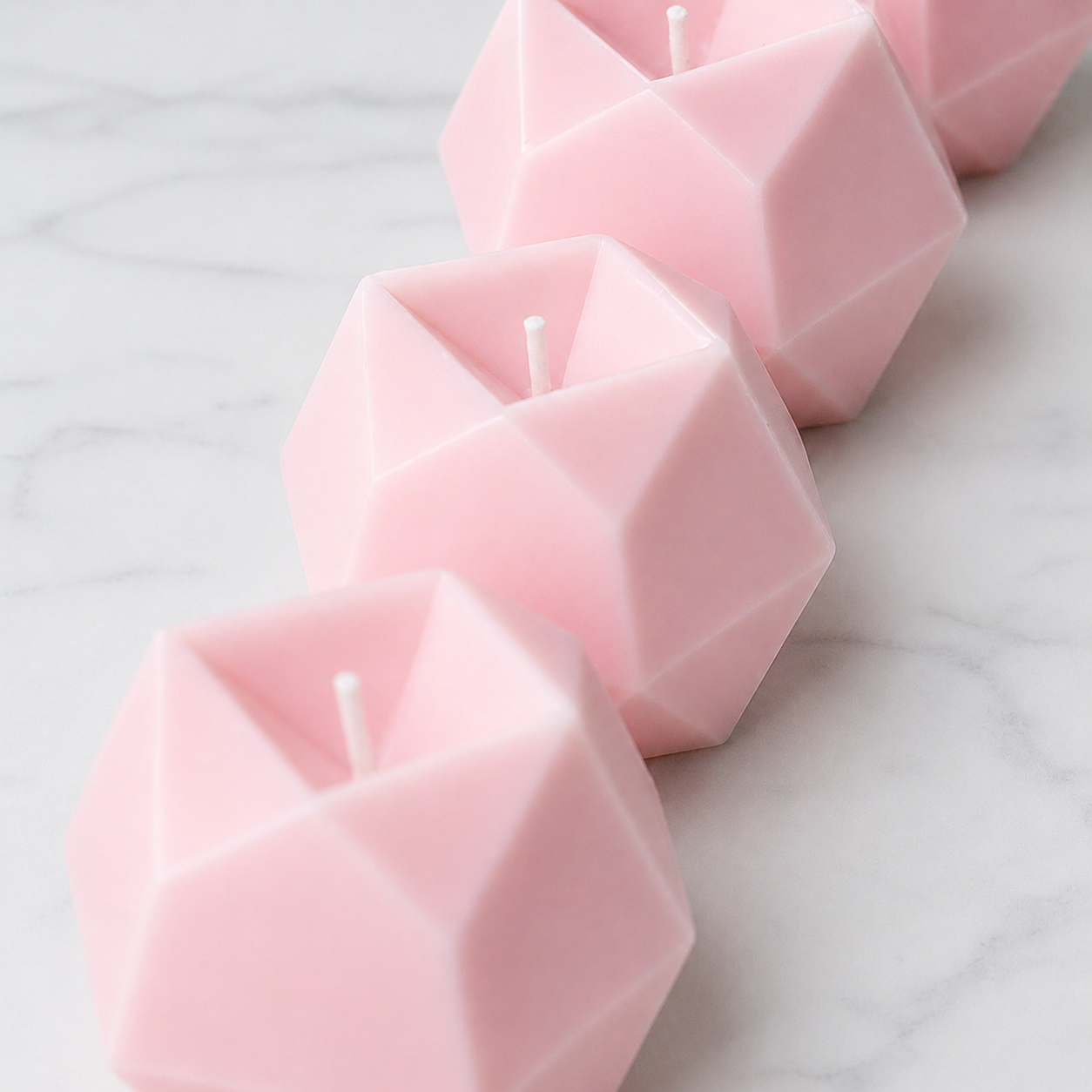 LumiShape Scented Candles (Pink)
