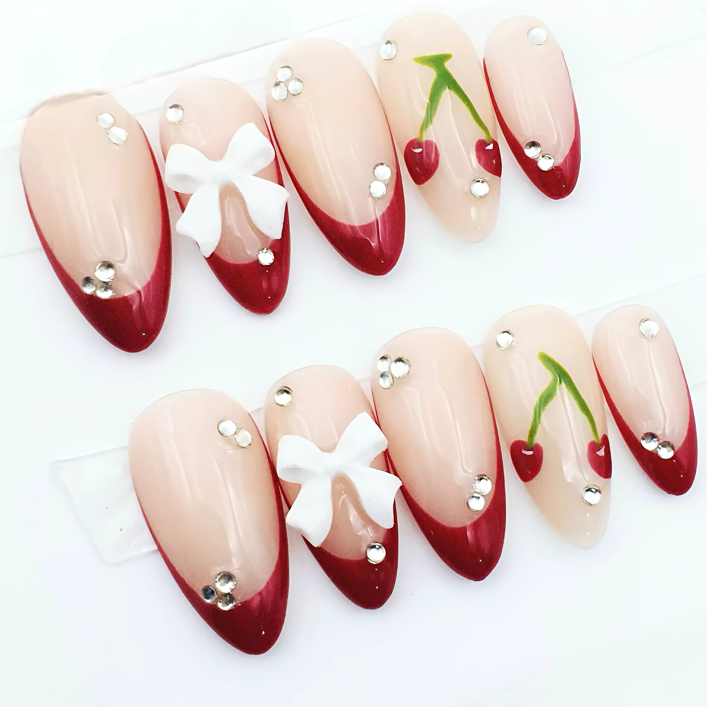 Cherry Belle Press-on Nails