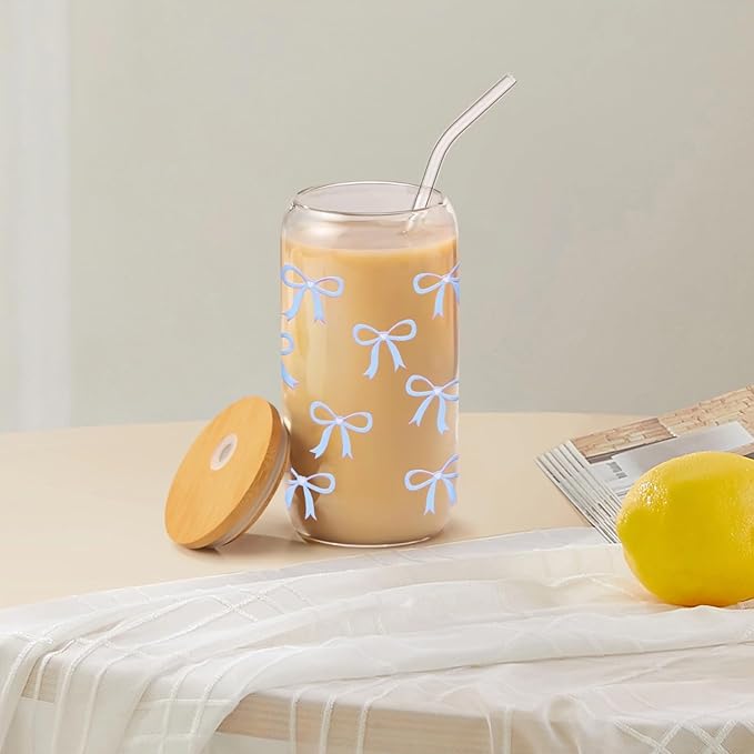 Bow Sip Cup - Blue