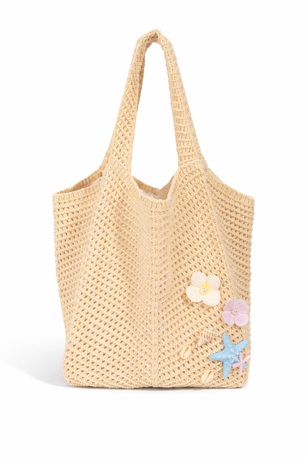 Beach Crochet Tote Bag