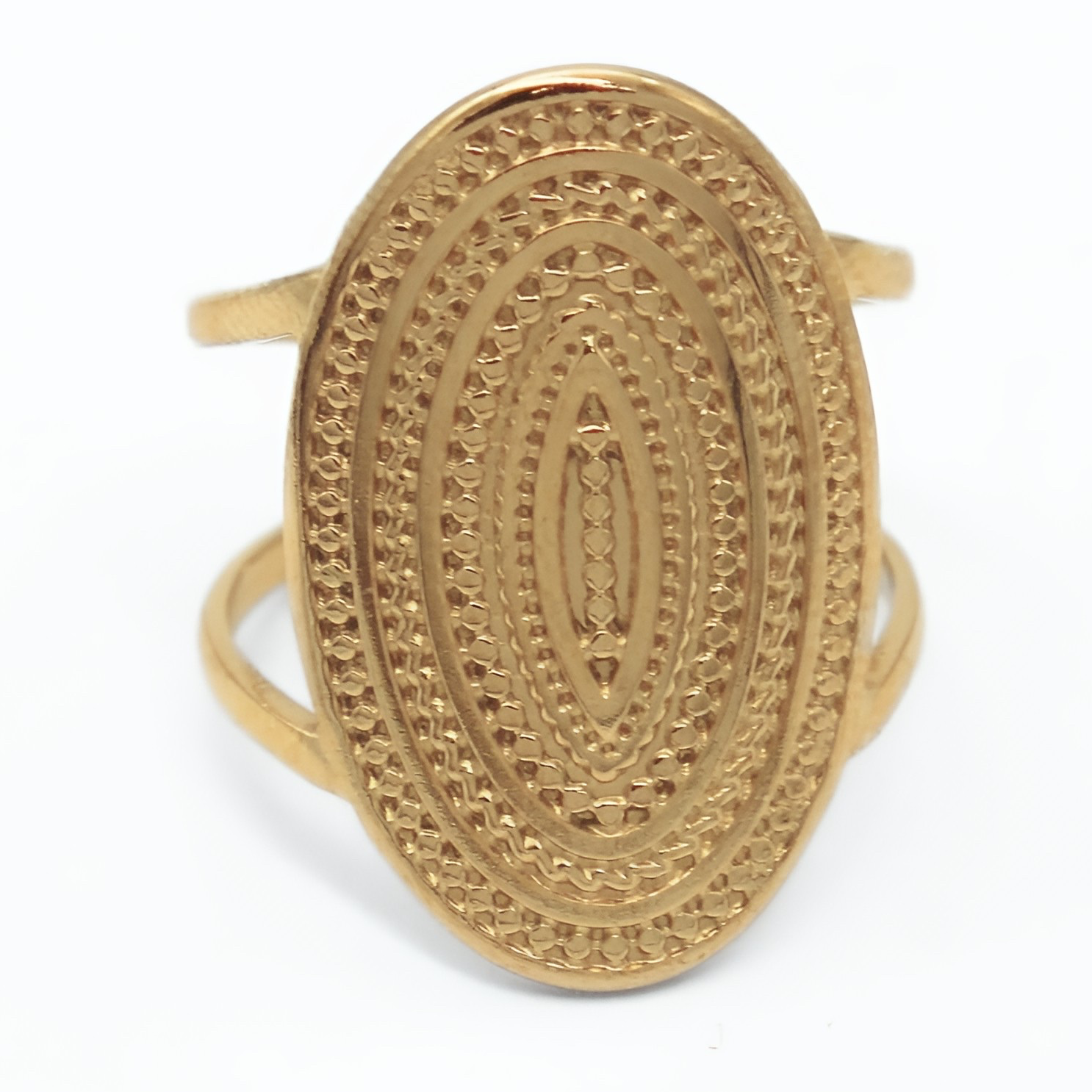Golden Geometric Ring