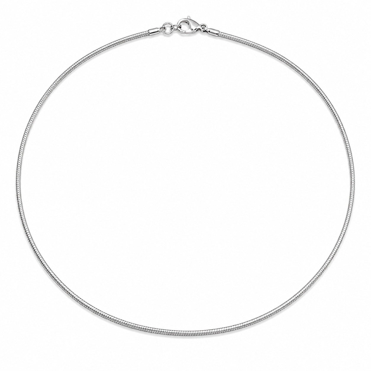 Silver Snake Chain Necklace - Men's Necklace | Asena Boutique Qatar