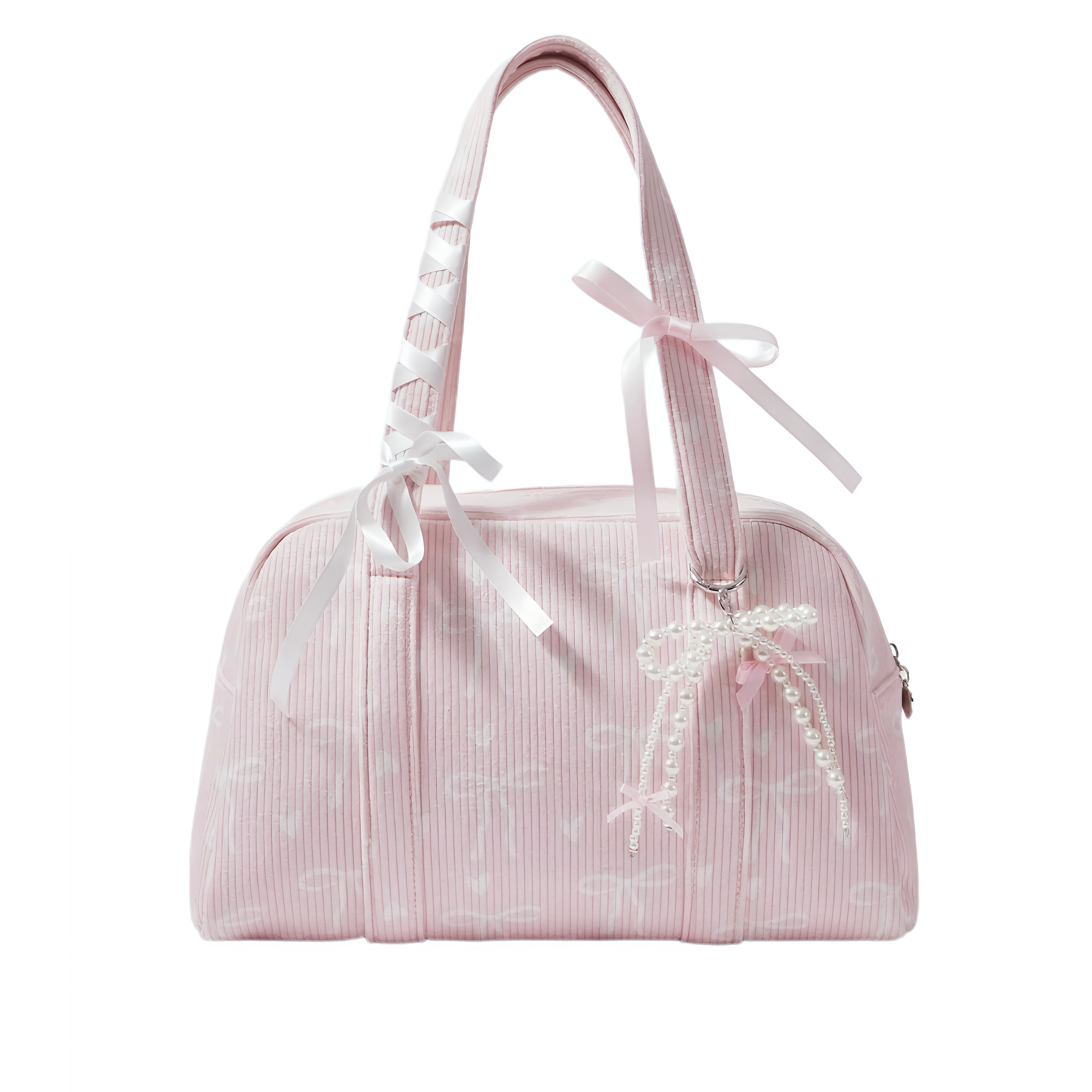 Pink Pearl Bow Bag