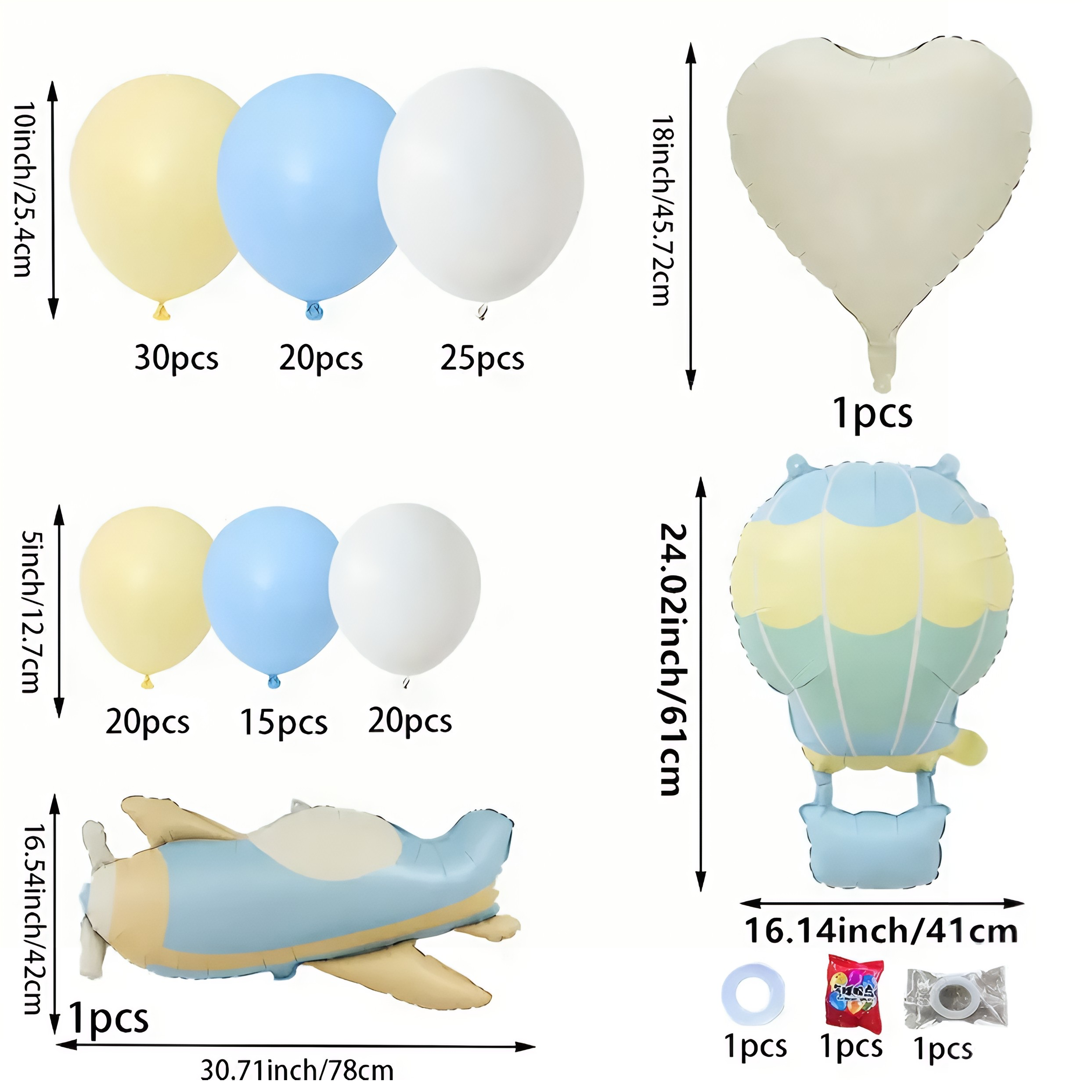 Sky Adventure Birthday Set