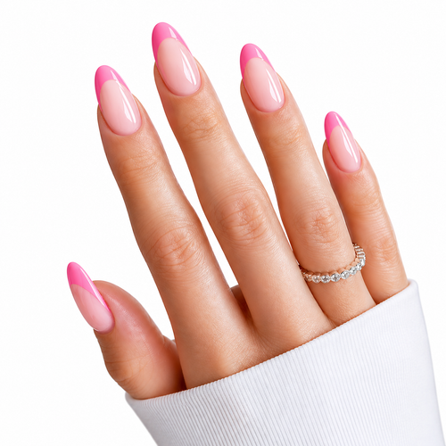 Candy Tips Press-on Nails (Pink)