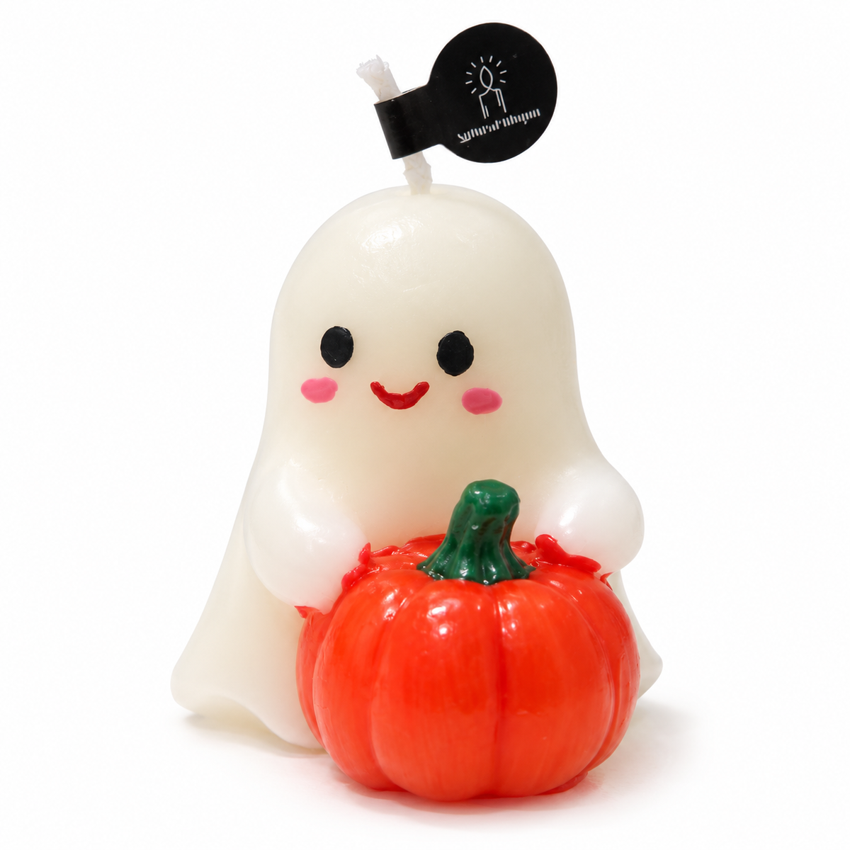 Ghost with Pumpkin Candle - Scented Candle | Asena Boutique Qatar