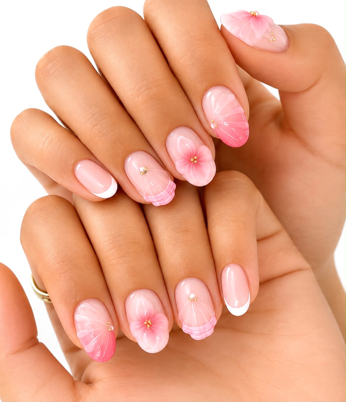 Blush Blossom Press-On Nails - Press-On Nails | Asena Boutique Qatar