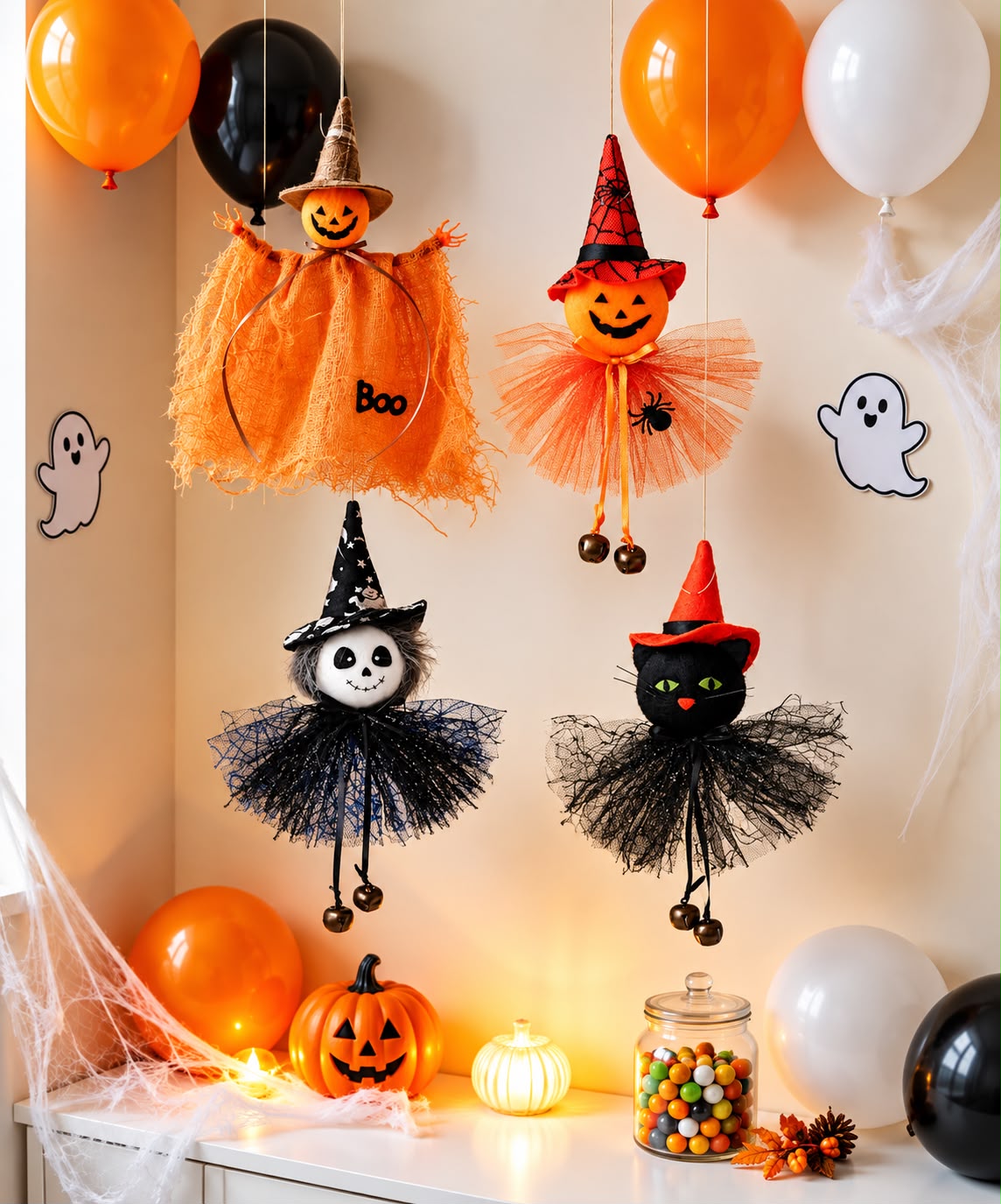 Hanging Decorative Dolls - Halloween Decoration | Asena Boutique Qatar