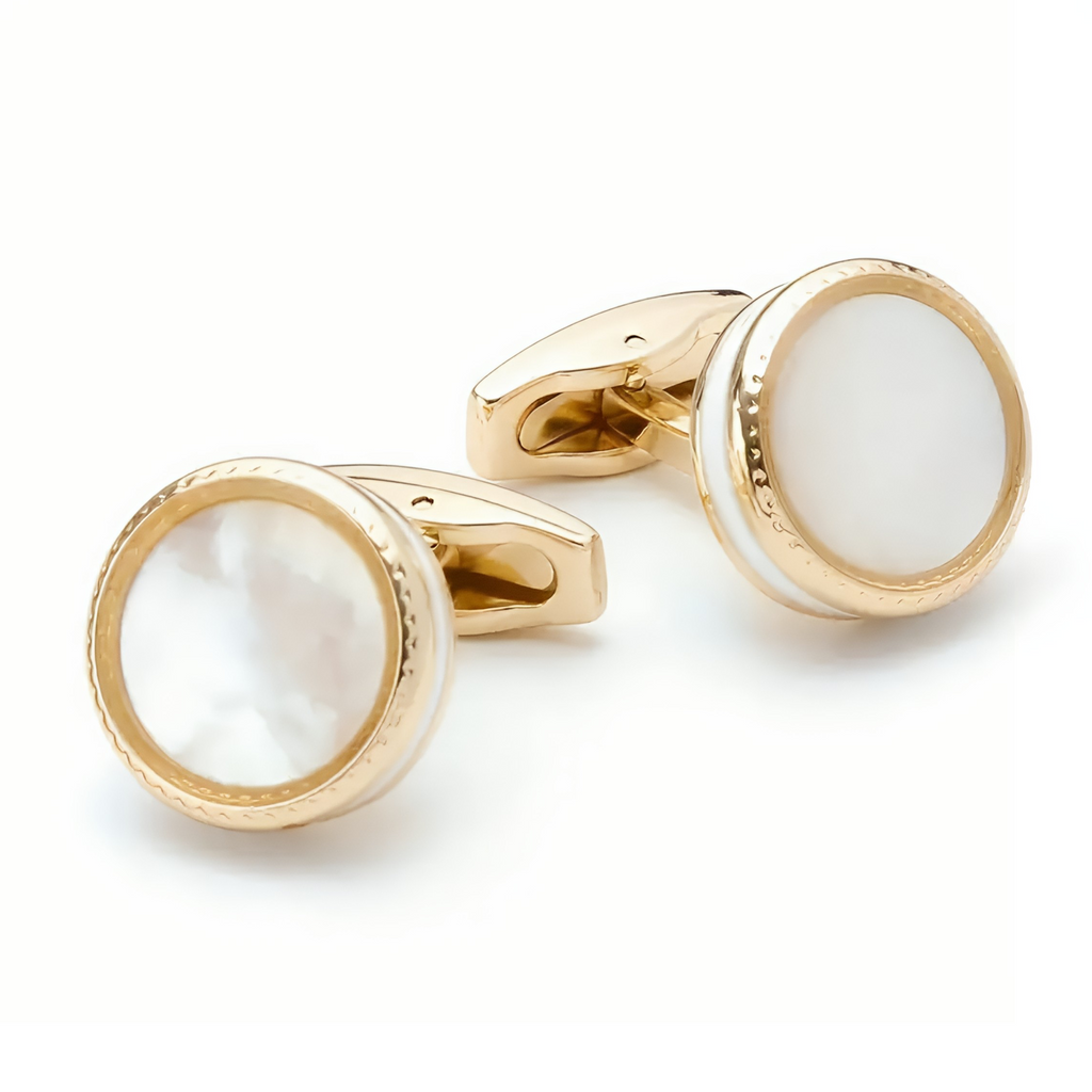 Golden Pearl Cufflinks