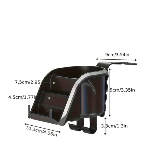 Car Seat Back Organizer with Cup Holder