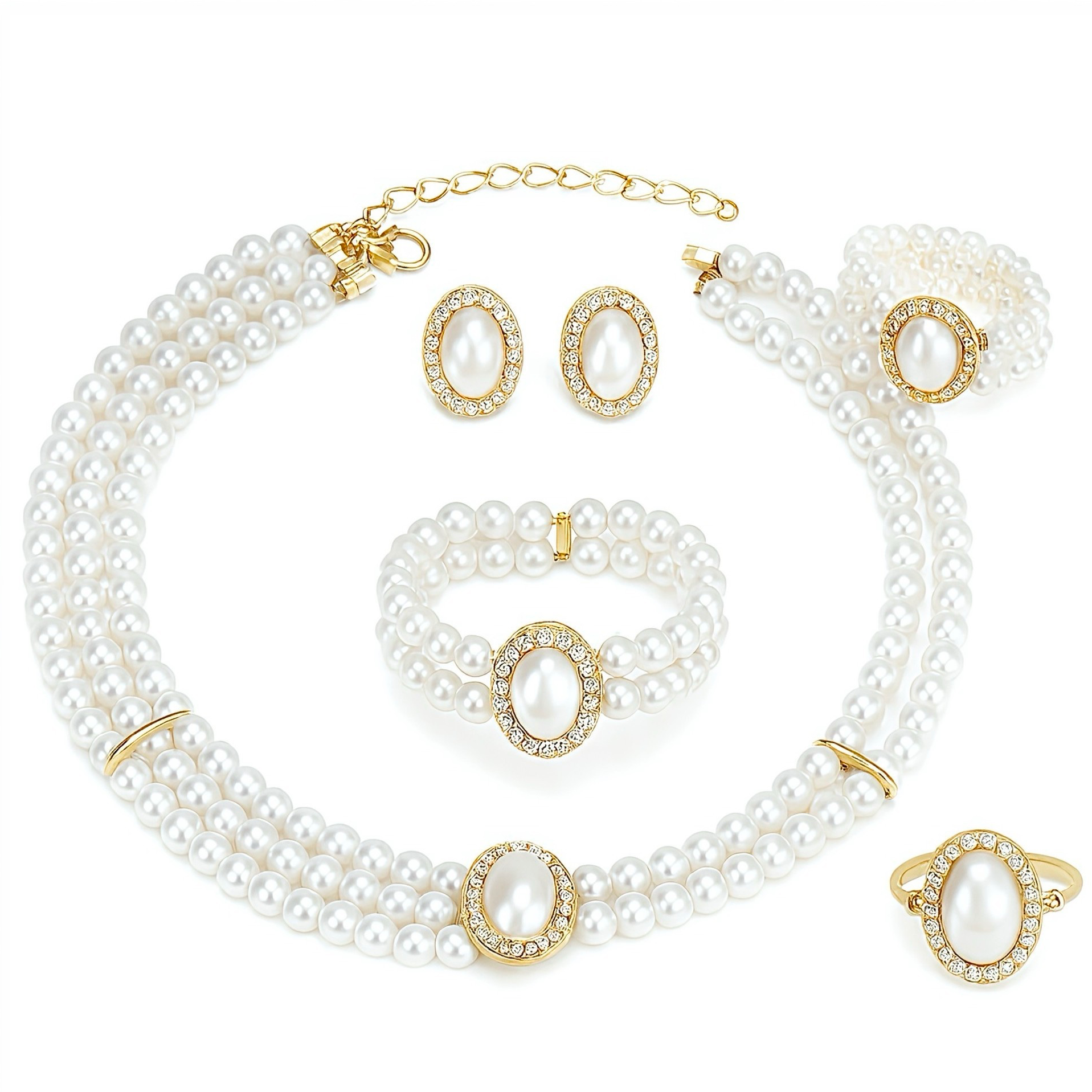 Pearl Elegance Jewelry Set 1