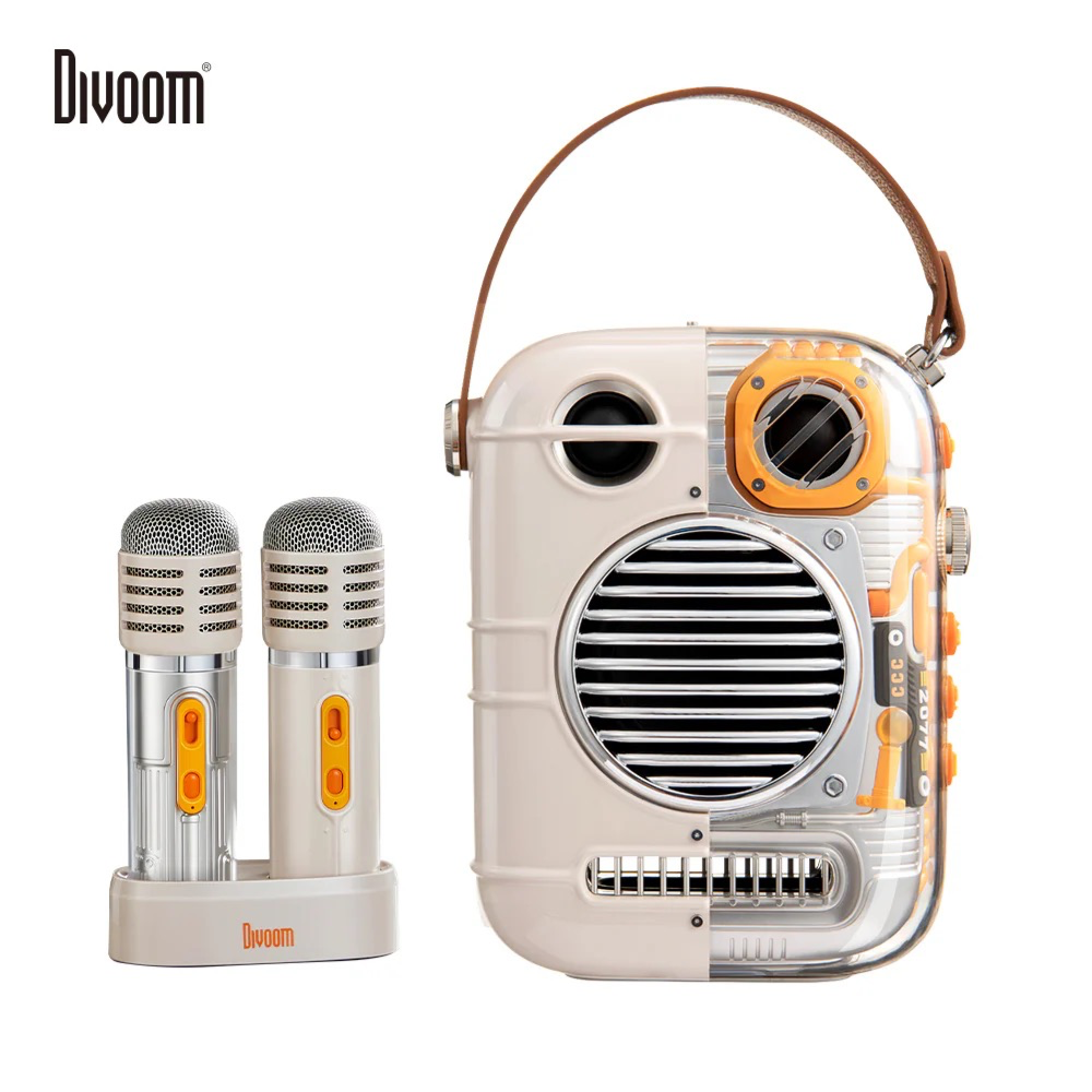 Divoom Spark-Pro Dual Wireless Microphone Karaoke Set