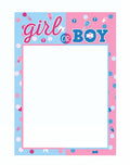 Girl or Boy Gender Reveal Photo Frame - Photo Booth | Asena Boutique Qatar