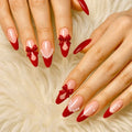 Red Bow Press-On Nails