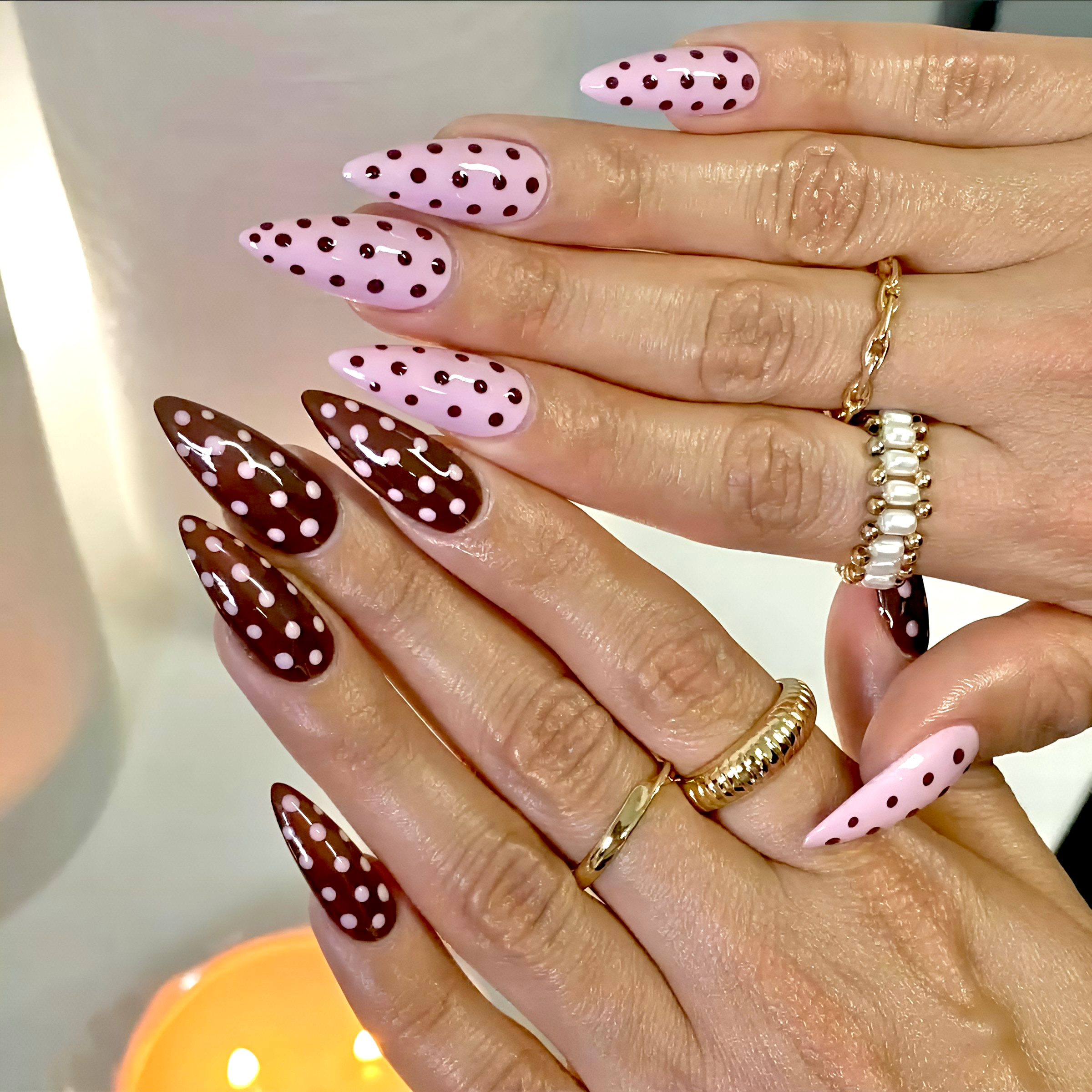Polka Dot Nails